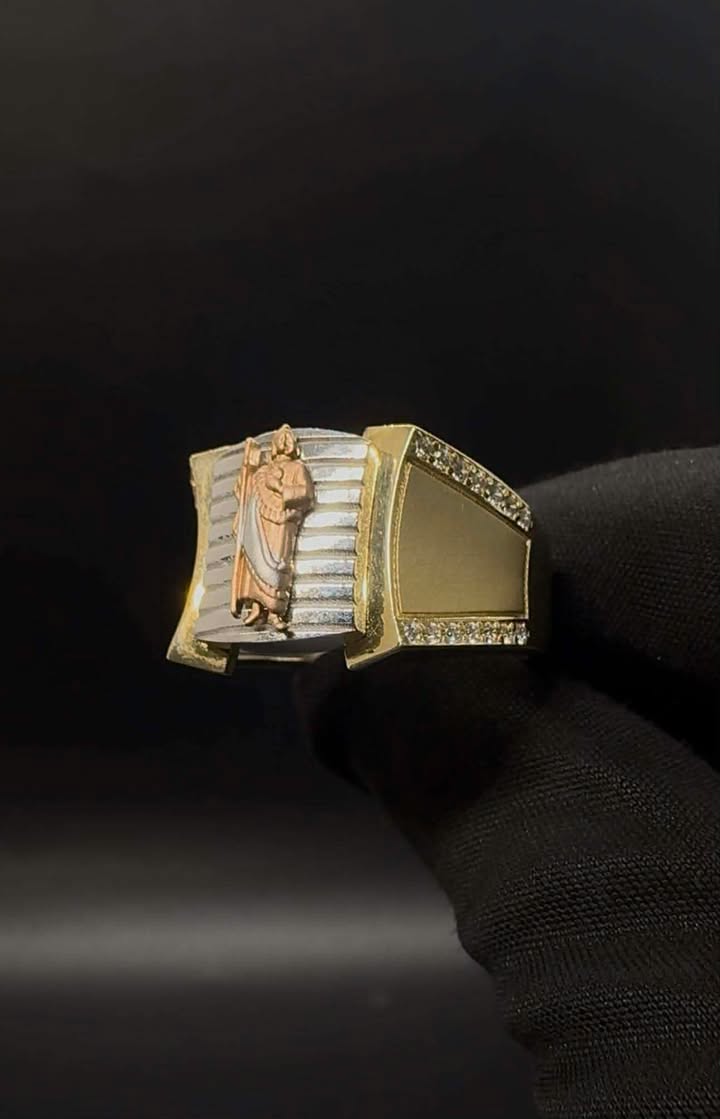 ANILLO SAN JUDAS TRI GOLD