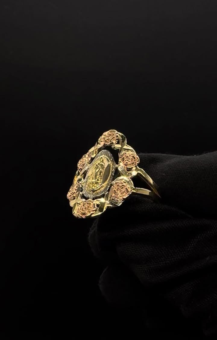 ANILLO VIRGEN 14 KT