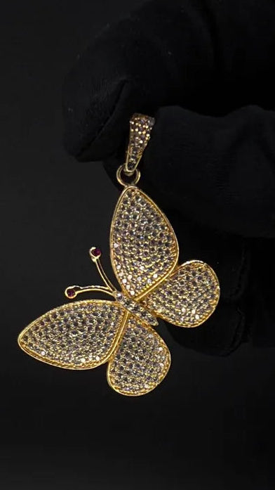 PENDANT BUTTERFLY 14K