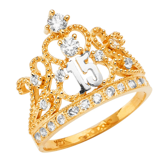 15 Años Crown Ring