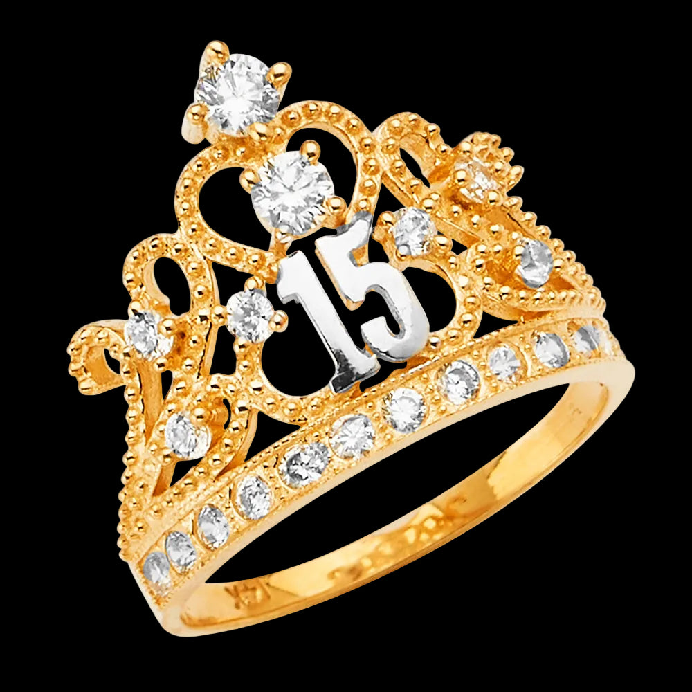 15 Años Crown Ring