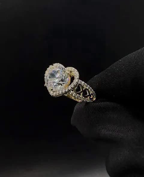 ANILLO CORAZON 14 KT