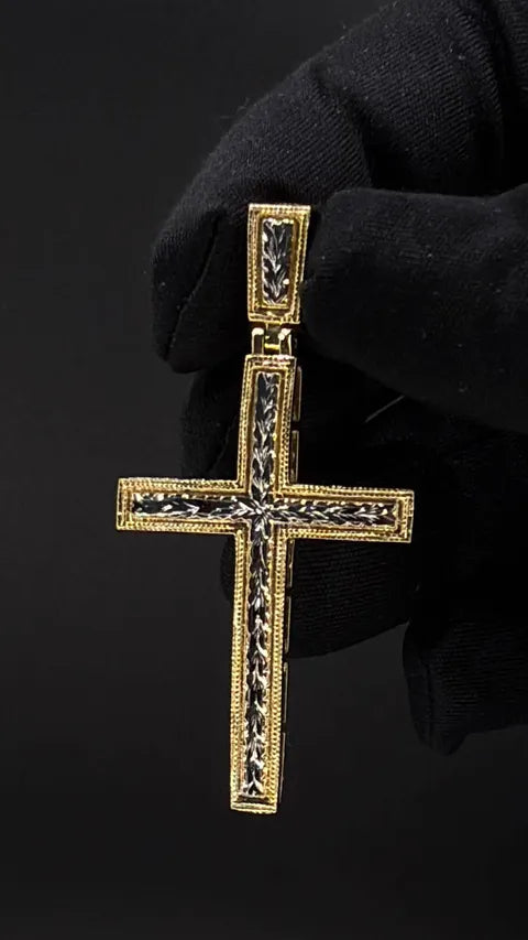 PENDANT CRUZ 2T 14 KT